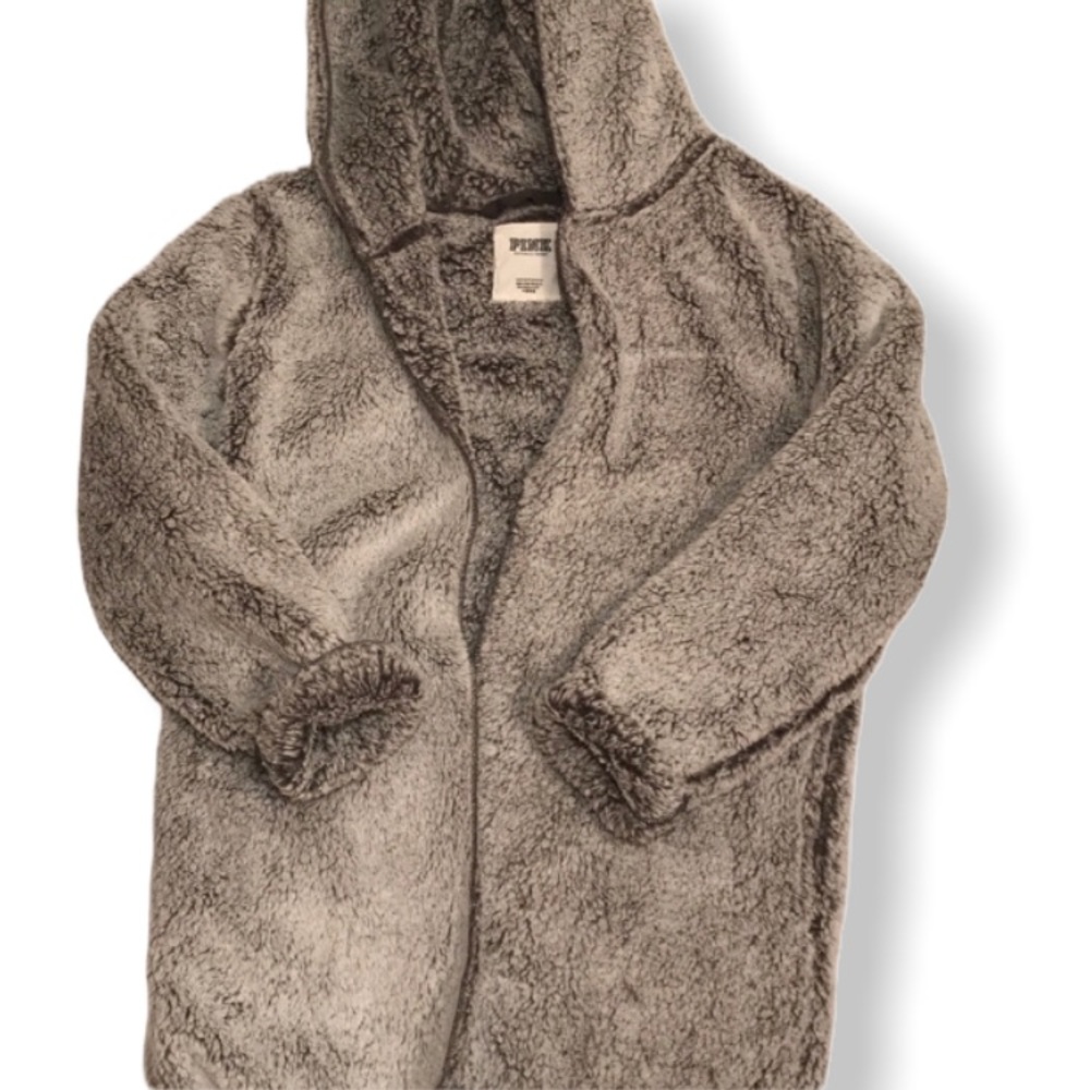 NWT PINK Victoria’s Secret Sherpa jacket cozy xs/s